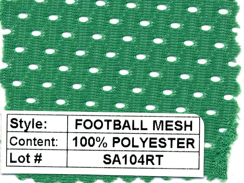 Football Mesh 100% Polyester